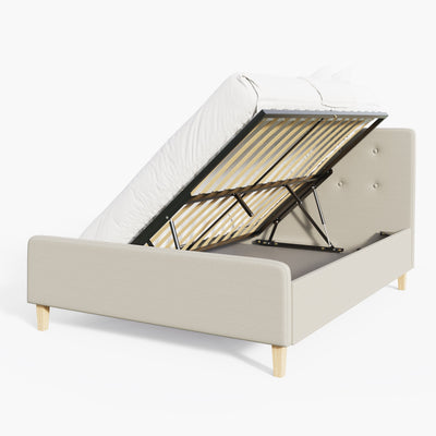 Ashbourne Ottoman Bed Natural – GFW, view 4