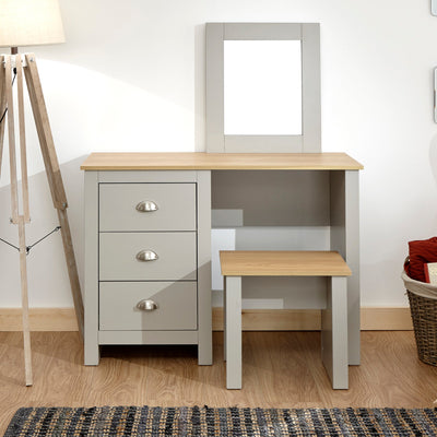 Lancaster Dressing Table Set Grey – GFW, view 5