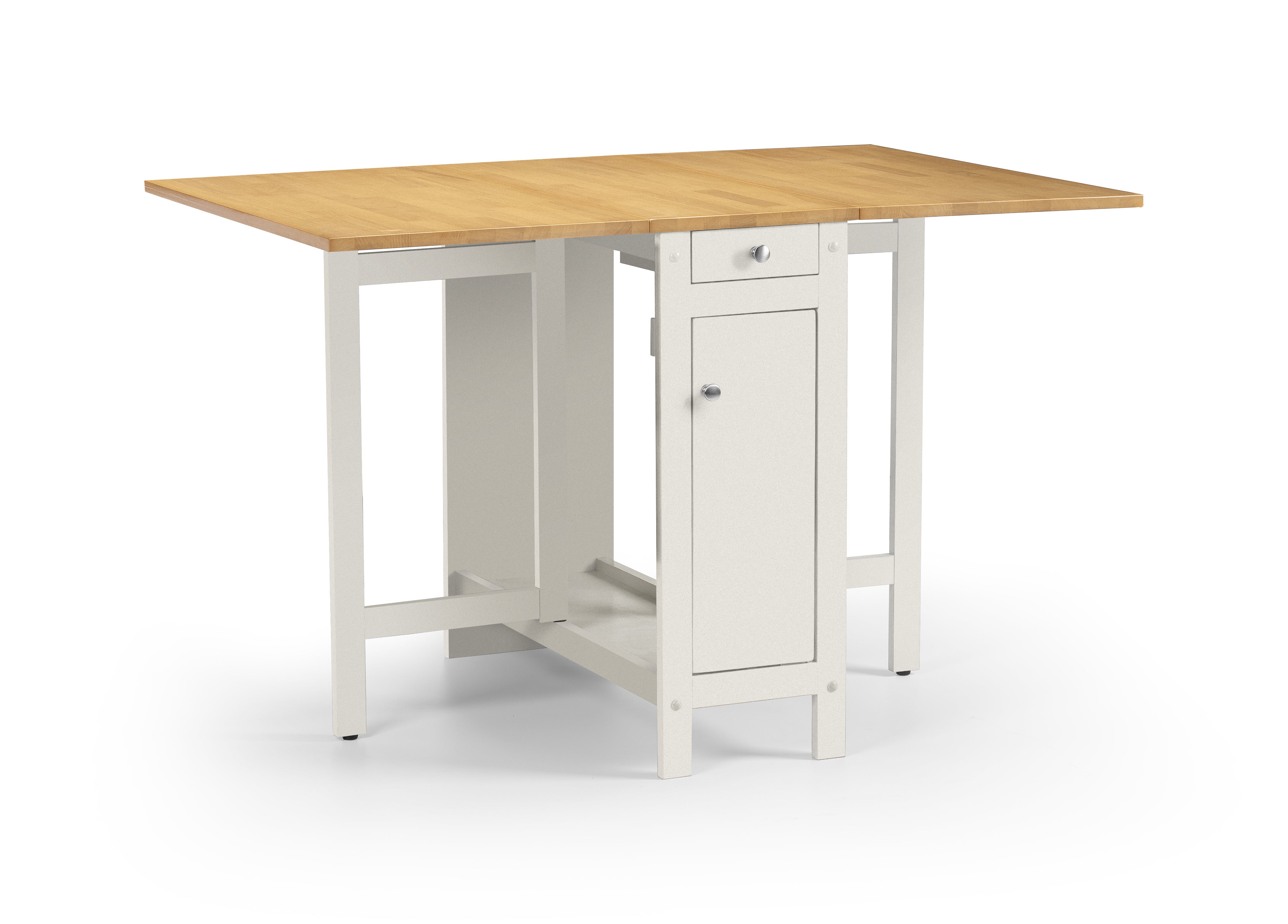 Savoy Dining Set - White/Natural – Julian Bowen