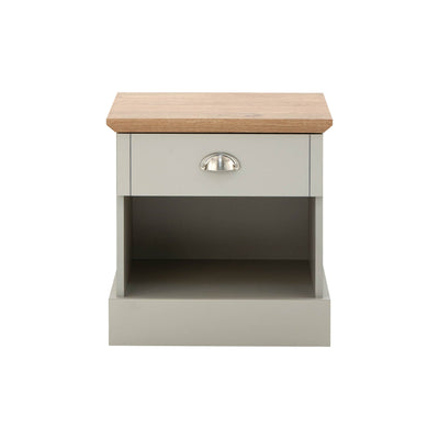 Kendal 1 Drawer Bedside Grey – GFW
