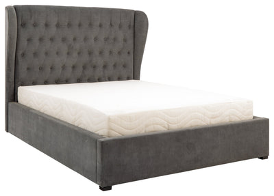 Dakota Ottoman Bed With Solid Base Grace Pewter – GFW, view 15