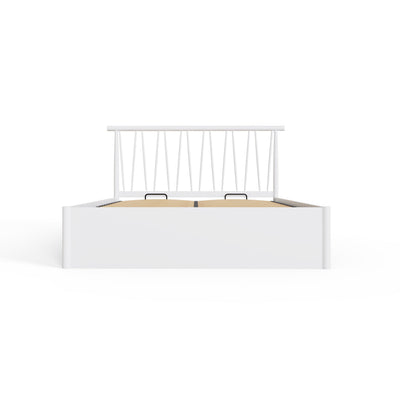 Fusum Spindle Ottoman Bed - White – GFW, view 23