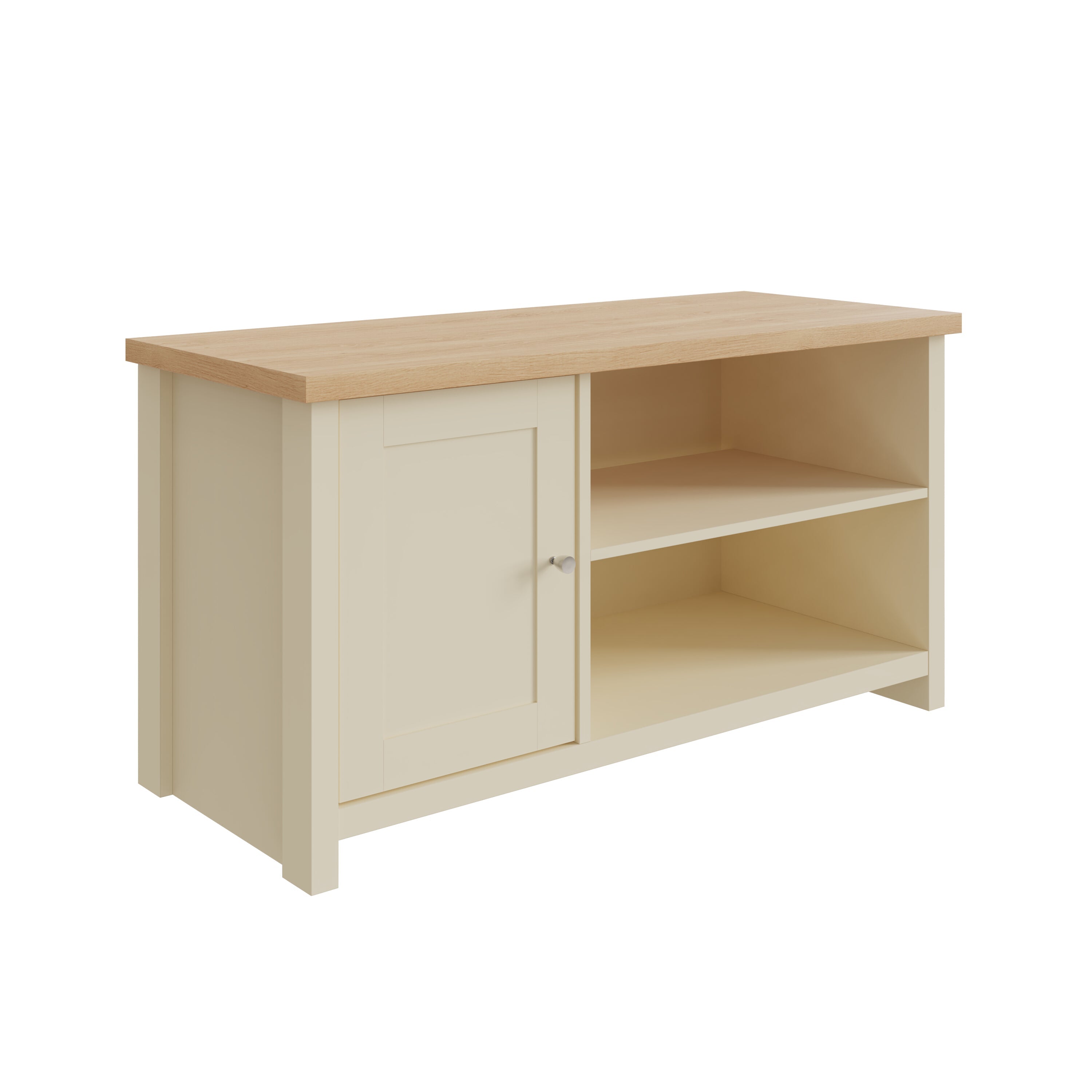 Lancaster Small TV Cabinet Cream – GFW