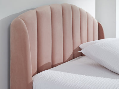 Pettine End Lift Ottoman Bed - Pink & Gold – GFW, view 9
