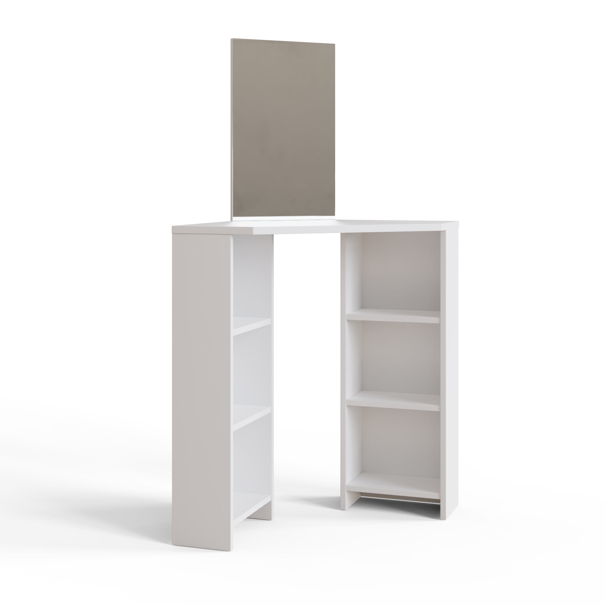 Frances Corner Dressing Table White – GFW