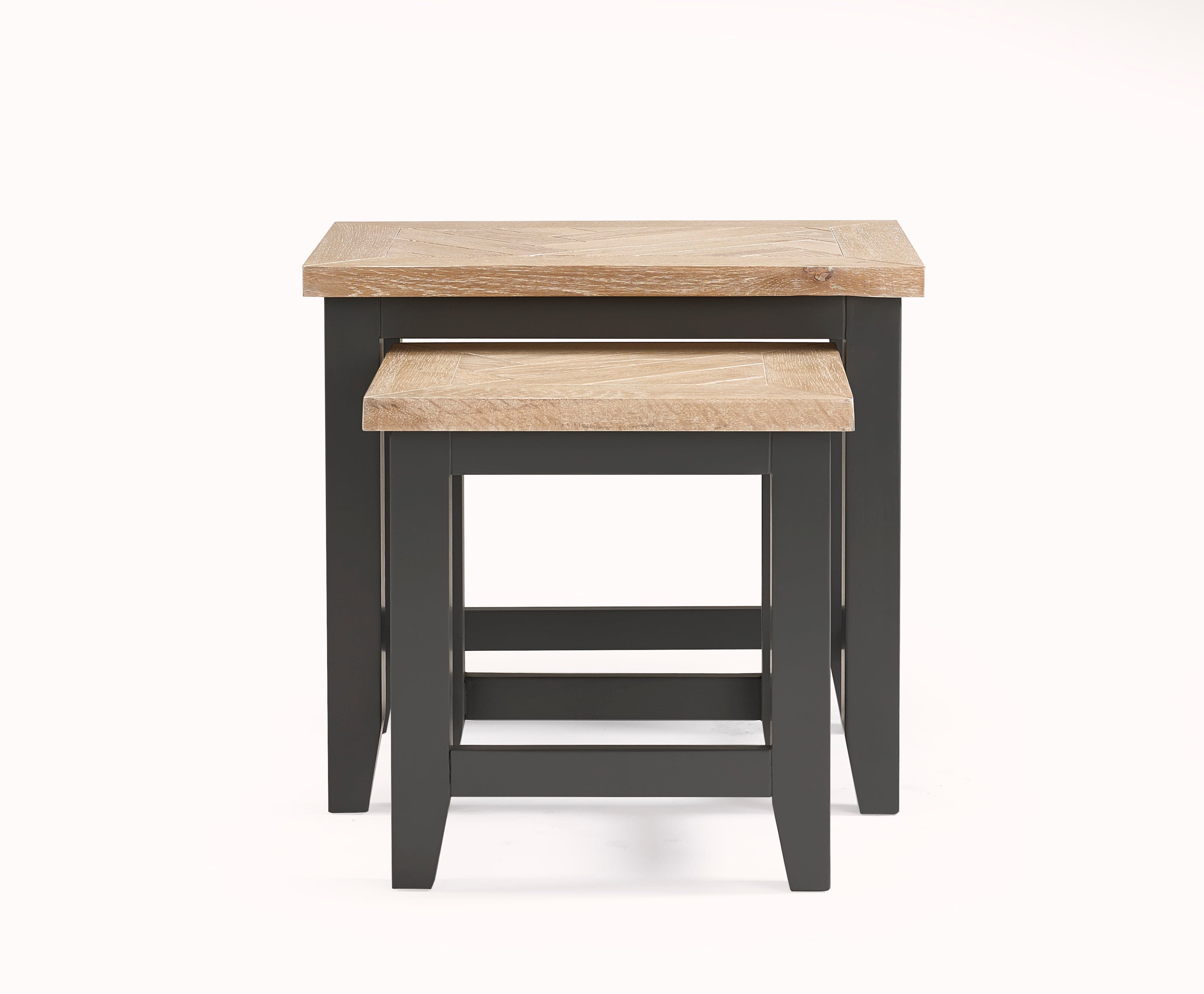 Bordeaux Nest Of Tables Dark Grey – Julian Bowen, view 4