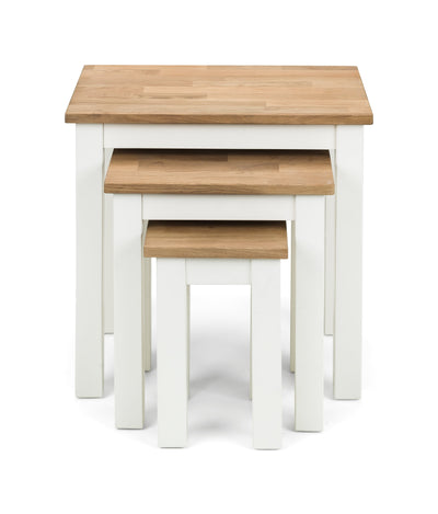 Coxmoor Nest Of 3 Tables - Ivory & Oak – Julian Bowen, view 3