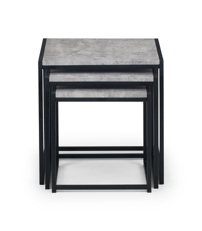 Staten Concrete Nest Of 3 Tables – Julian Bowen, view 2
