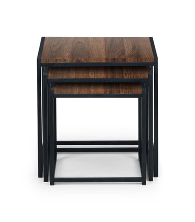 Tribeca Nest Of 3 Tables - Walnut – Julian Bowen, view 2