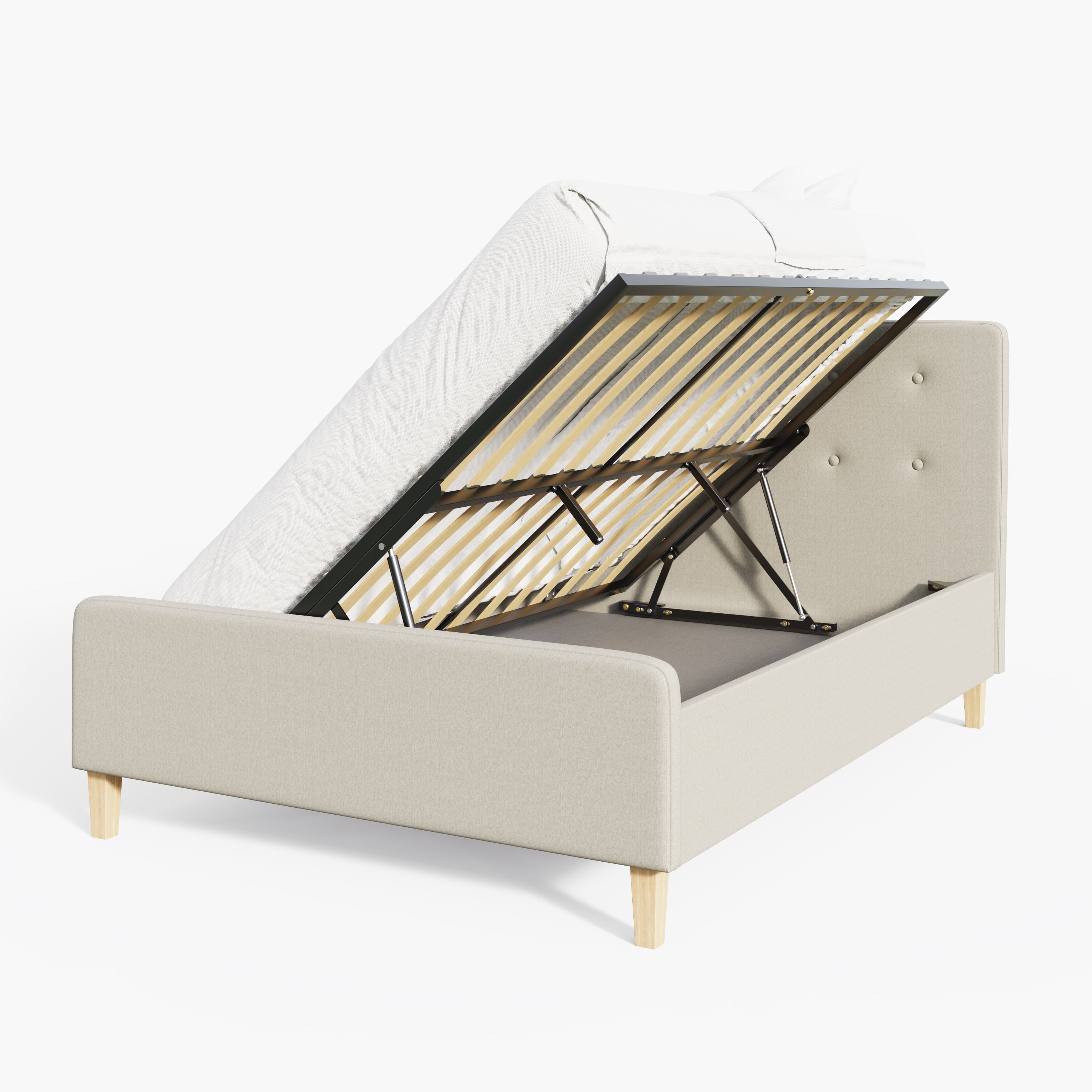 Ashbourne Ottoman Bed Natural – GFW, view 18