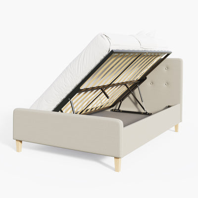 Ashbourne Ottoman Bed Natural – GFW, view 18