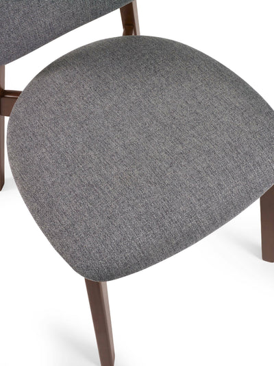 Artemis Walnut and Grey Dining Chairs (Set of 2) – Julian Bowen, view 10