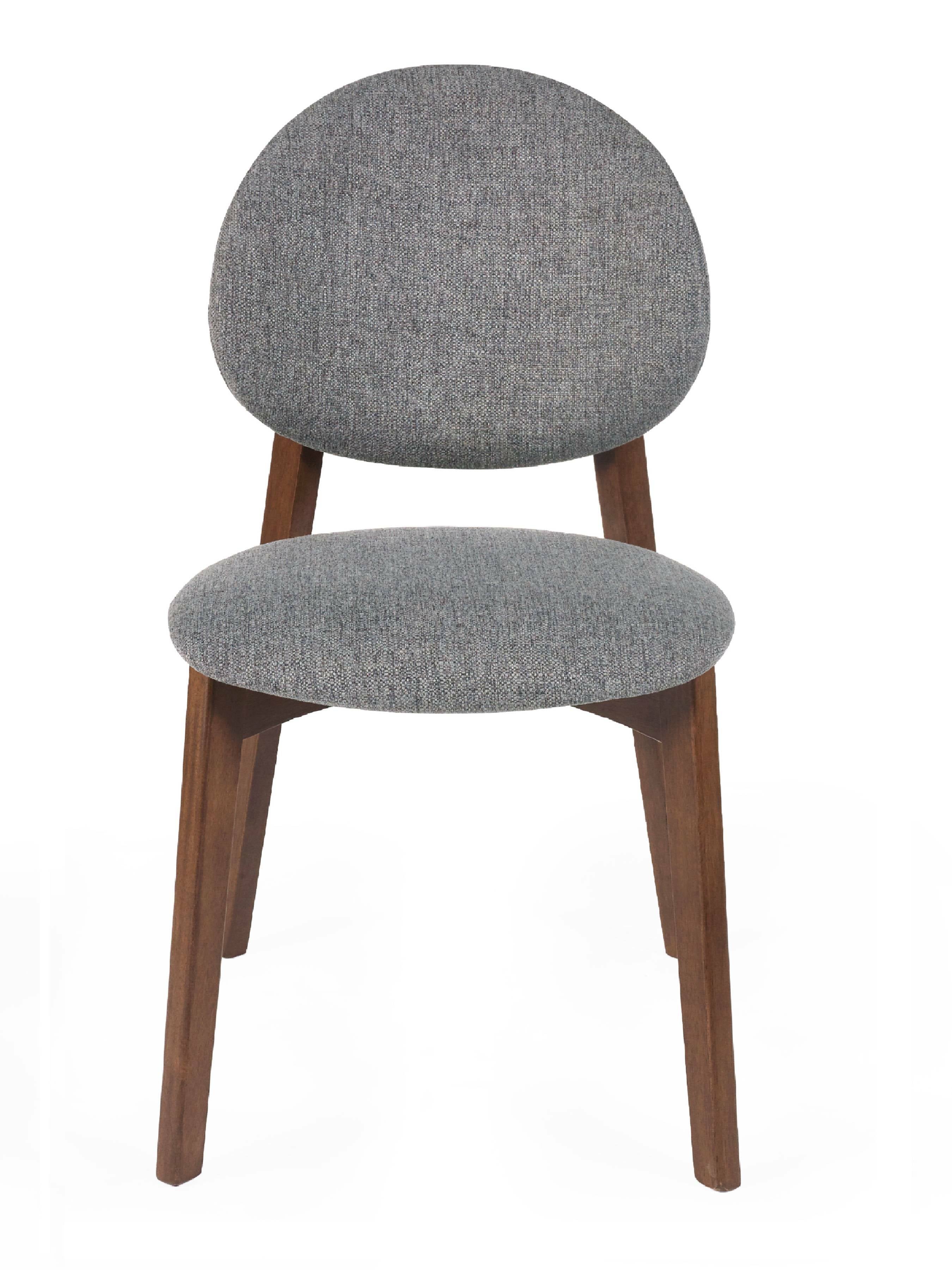 Artemis Walnut and Grey Dining Chairs (Set of 2) – Julian Bowen, view 4