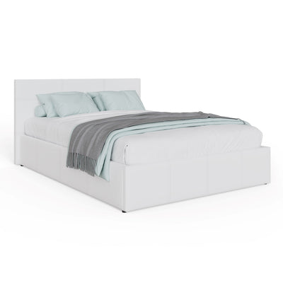 Side Lift Ottoman Bed White – GFW, view 8