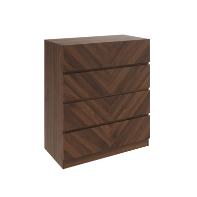 Catania 4 Drawer Chest Royal Walnut – GFW, view 5