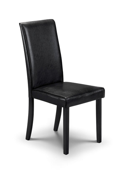 Hudson Black Dining Chairs (Set Of 2) – Julian Bowen, view 3