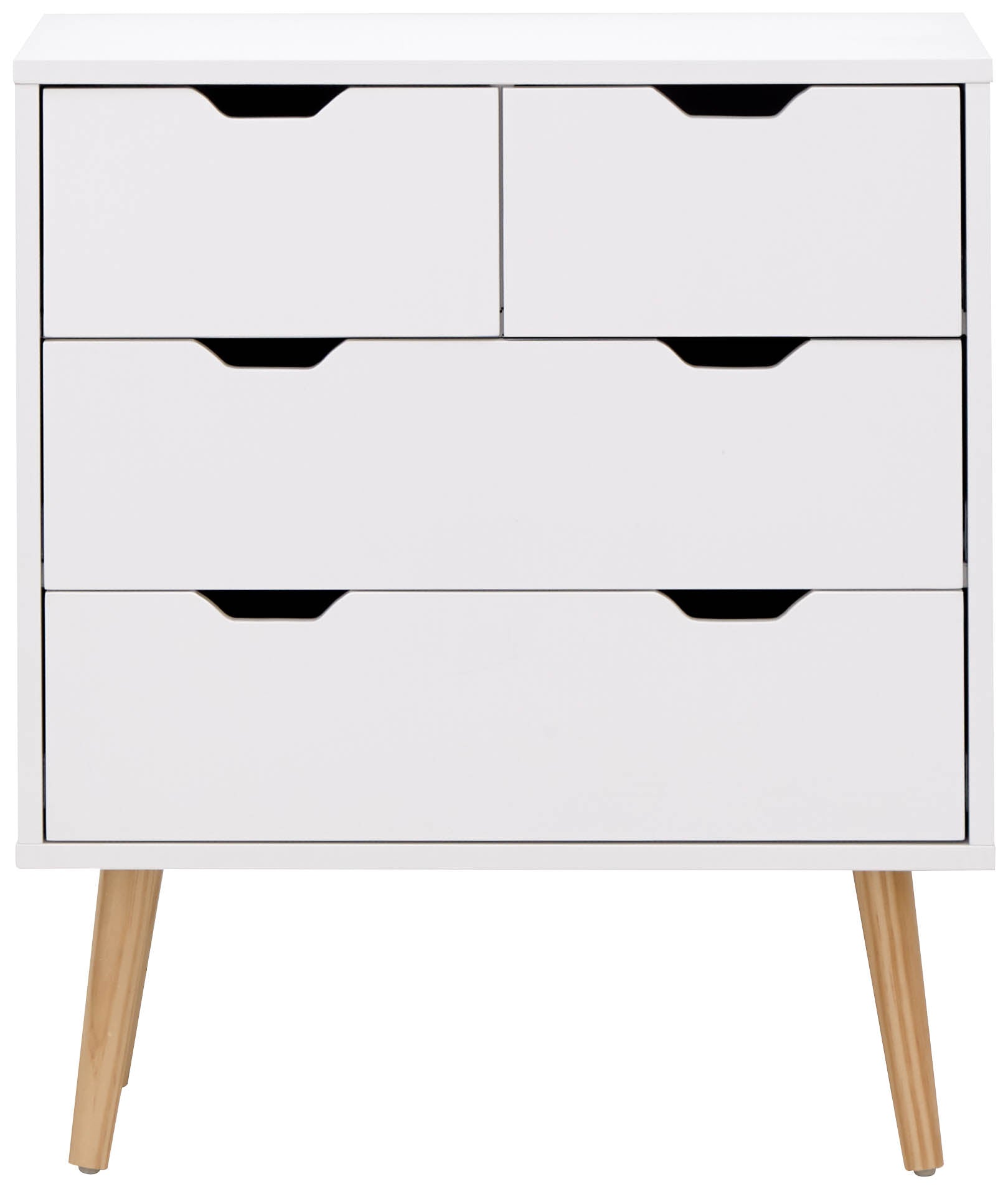Nyborg 2+2 Drawer Chest – White