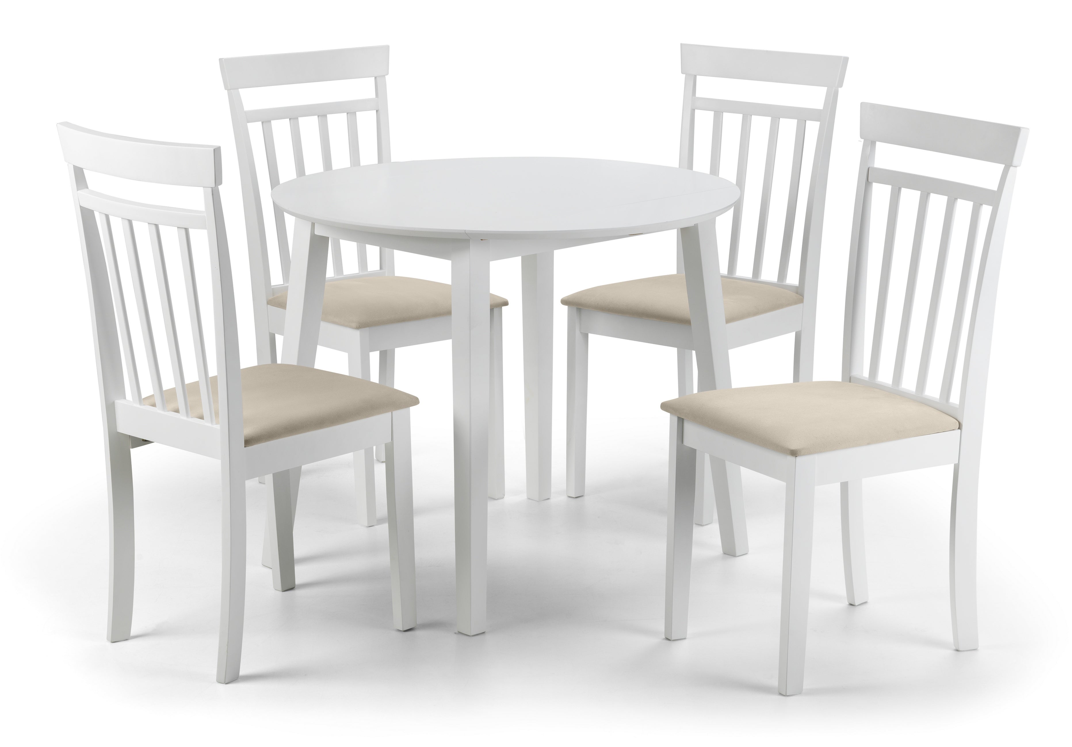 Coast White Dining Chairs (Set of 2) – Julian Bowen, view 5