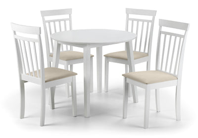 Coast White Dining Chairs (Set of 2) – Julian Bowen, view 5