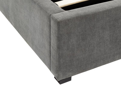 Dakota 135cm Ottoman Bed With Solid Base Grace – Pewter