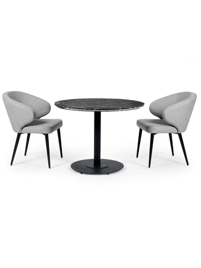 Marcus Light Grey Fabric Dining Chairs (Set of 2) – Julian Bowen, view 10
