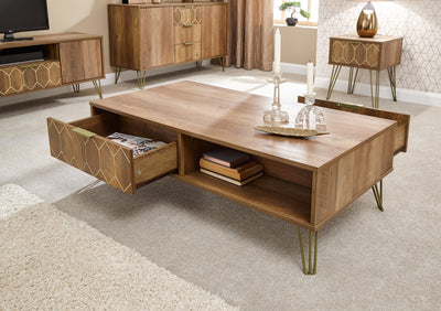 Orleans Coffee Table Mango – GFW, view 3