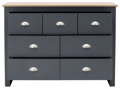 Lancaster Merchants Chest Slate Blue – GFW, view 10