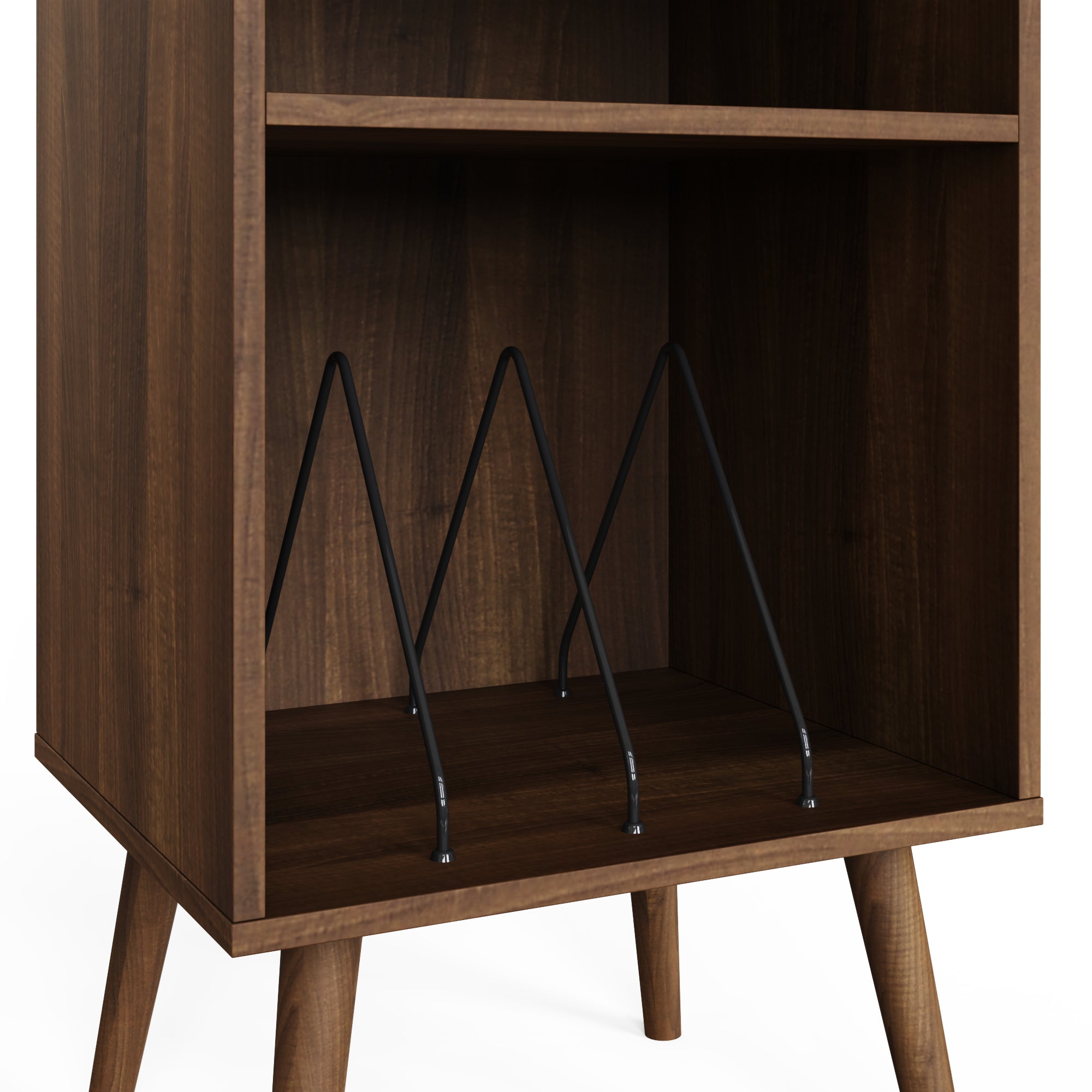 Jaxon Compact Open Turntable Stand – Walnut
