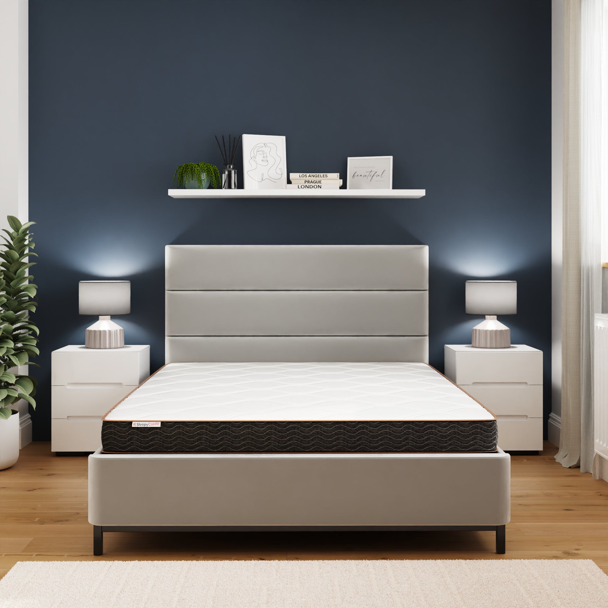 Sleepycastle Bonnell Mattress 135cm – White