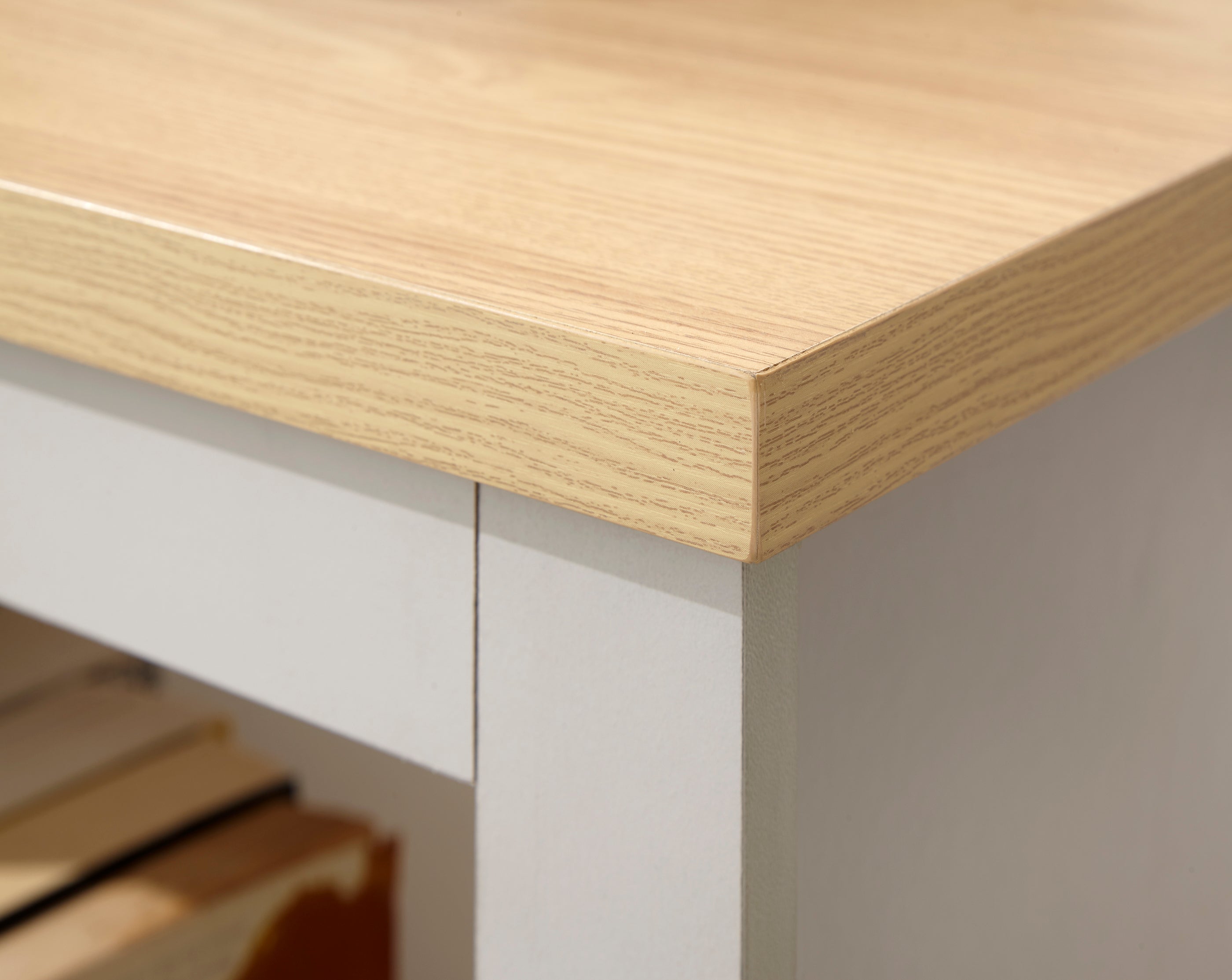 Lancaster Side Table With Shelf Grey – GFW, view 8