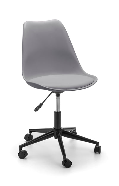Erika Office Chair - Grey/Black – Julian Bowen