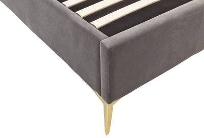 Pettine End Lift Ottoman Bed - Grey & Gold – GFW, view 16
