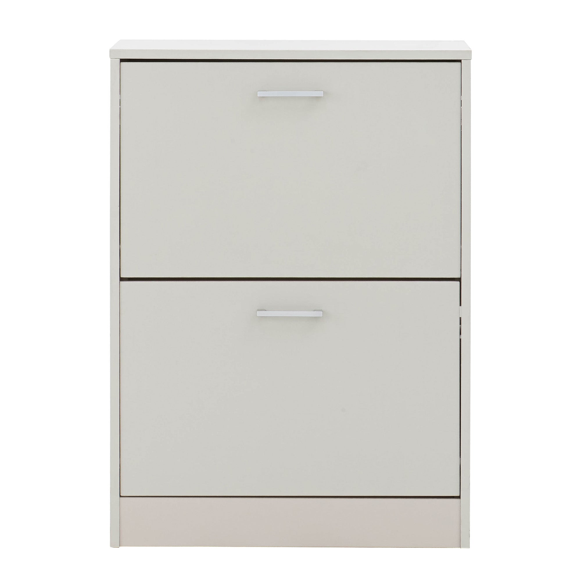 Stirling Two Tier Shoe Cabinet – Grey