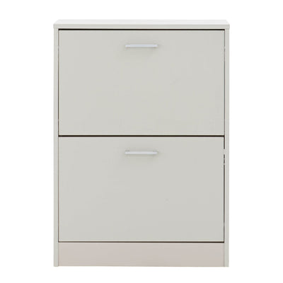Stirling Two Tier Shoe Cabinet – Grey