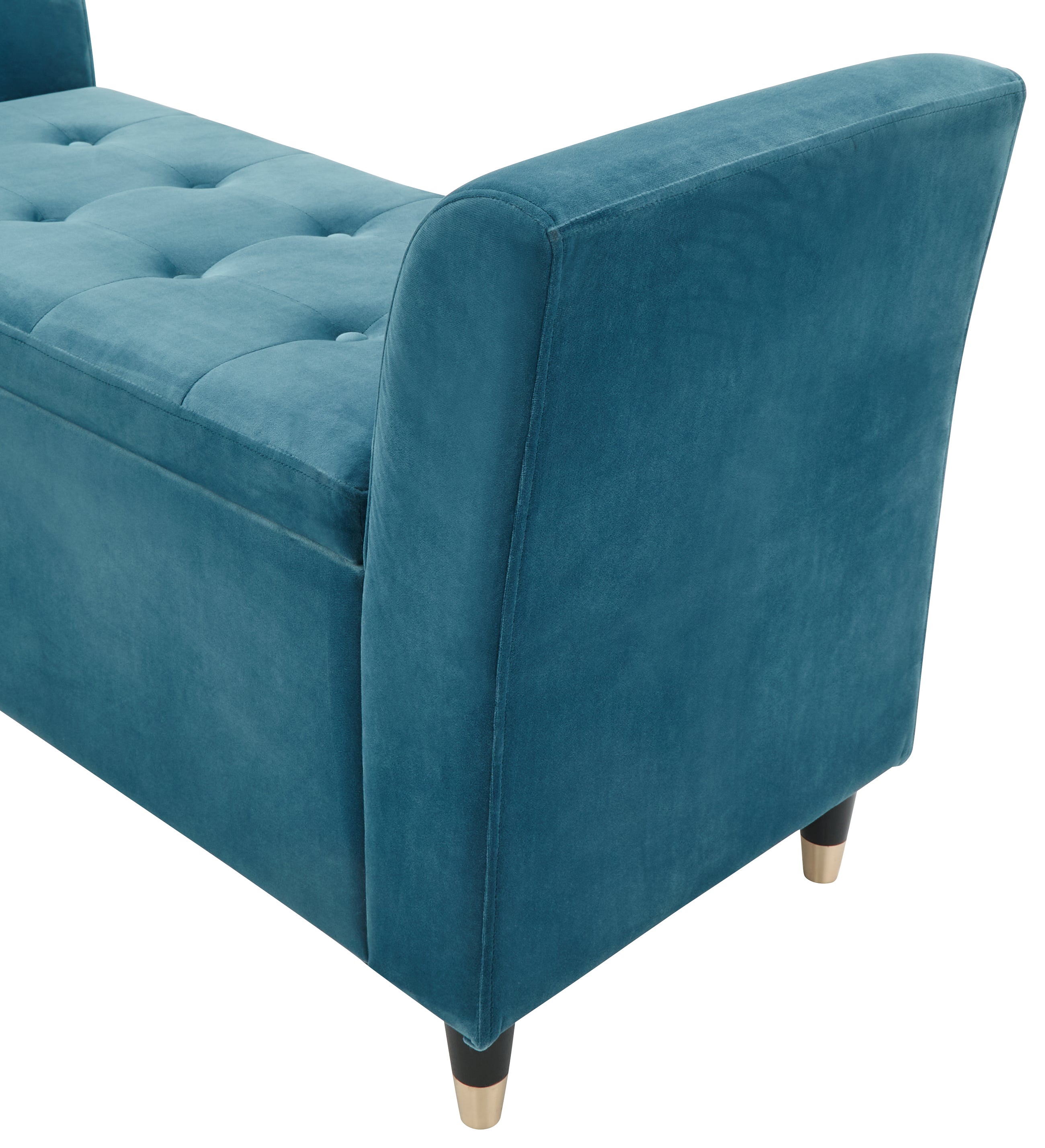 Genoa Window Seat Teal Fabric – GFW, view 14
