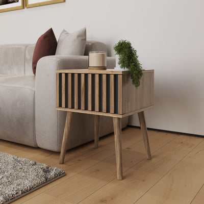 Rowan Lamp Table Oak – GFW, view 3