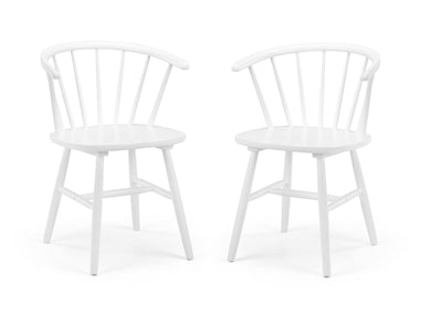 Modena Dining Chairs - White (Set Of 2) – Julian Bowen