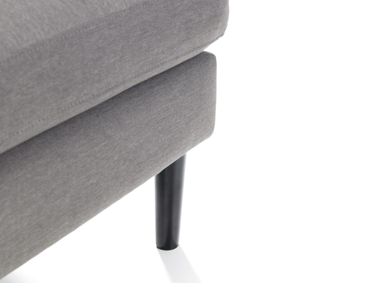 Julian Bowen Ottoman Monza Ottoman - Grey Bed Kings