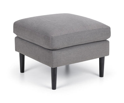 Julian Bowen Ottoman Monza Ottoman - Grey Bed Kings