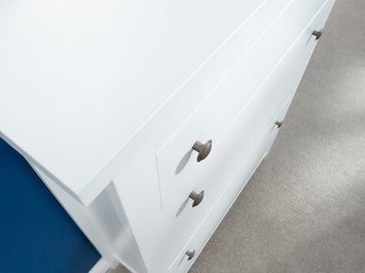 Deluxe Two Tier Shoe Cabinet – White