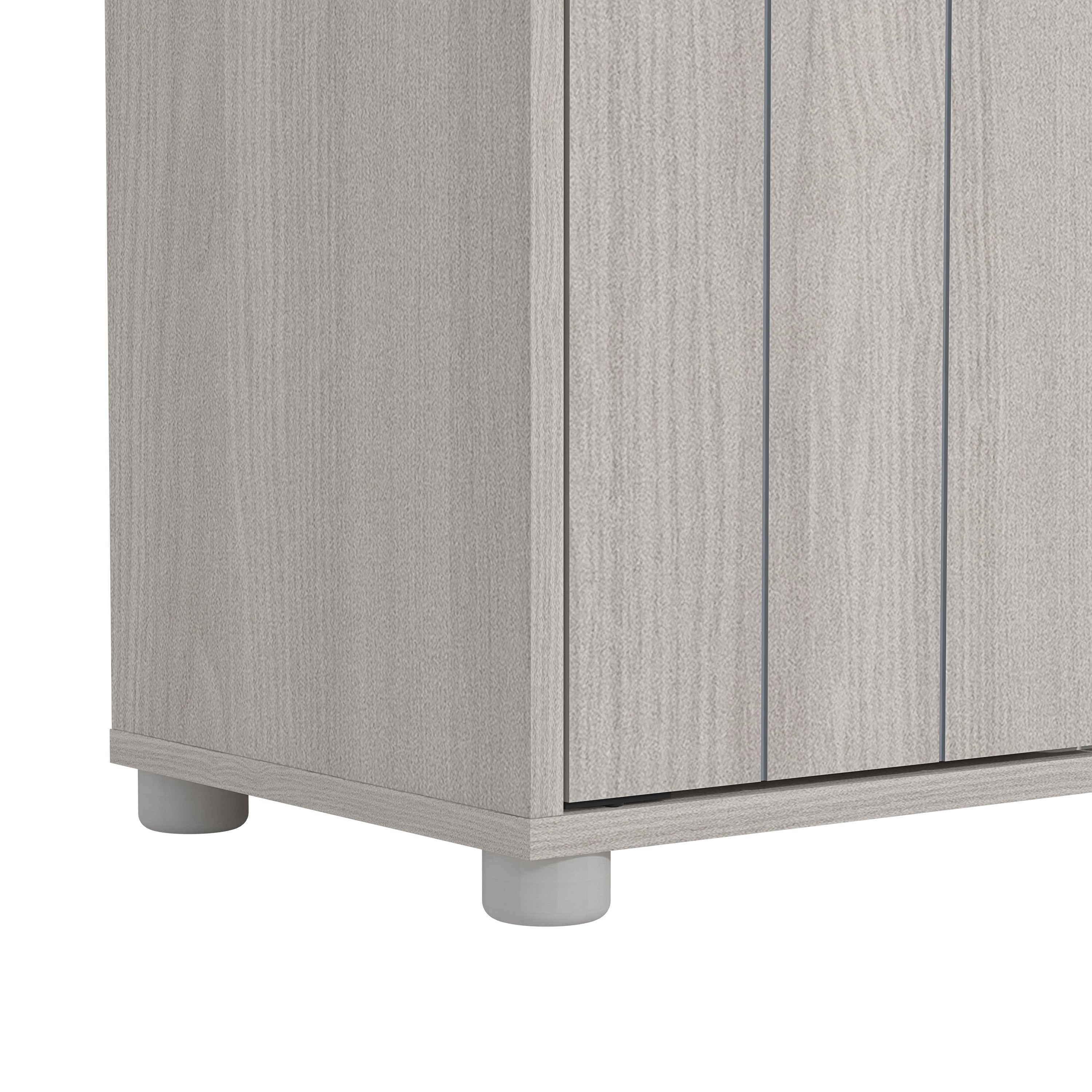 Bideford Shoe Cabinet Warm Grey Oak – GFW, view 8
