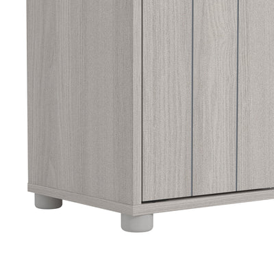 Bideford Shoe Cabinet Warm Grey Oak – GFW, view 8