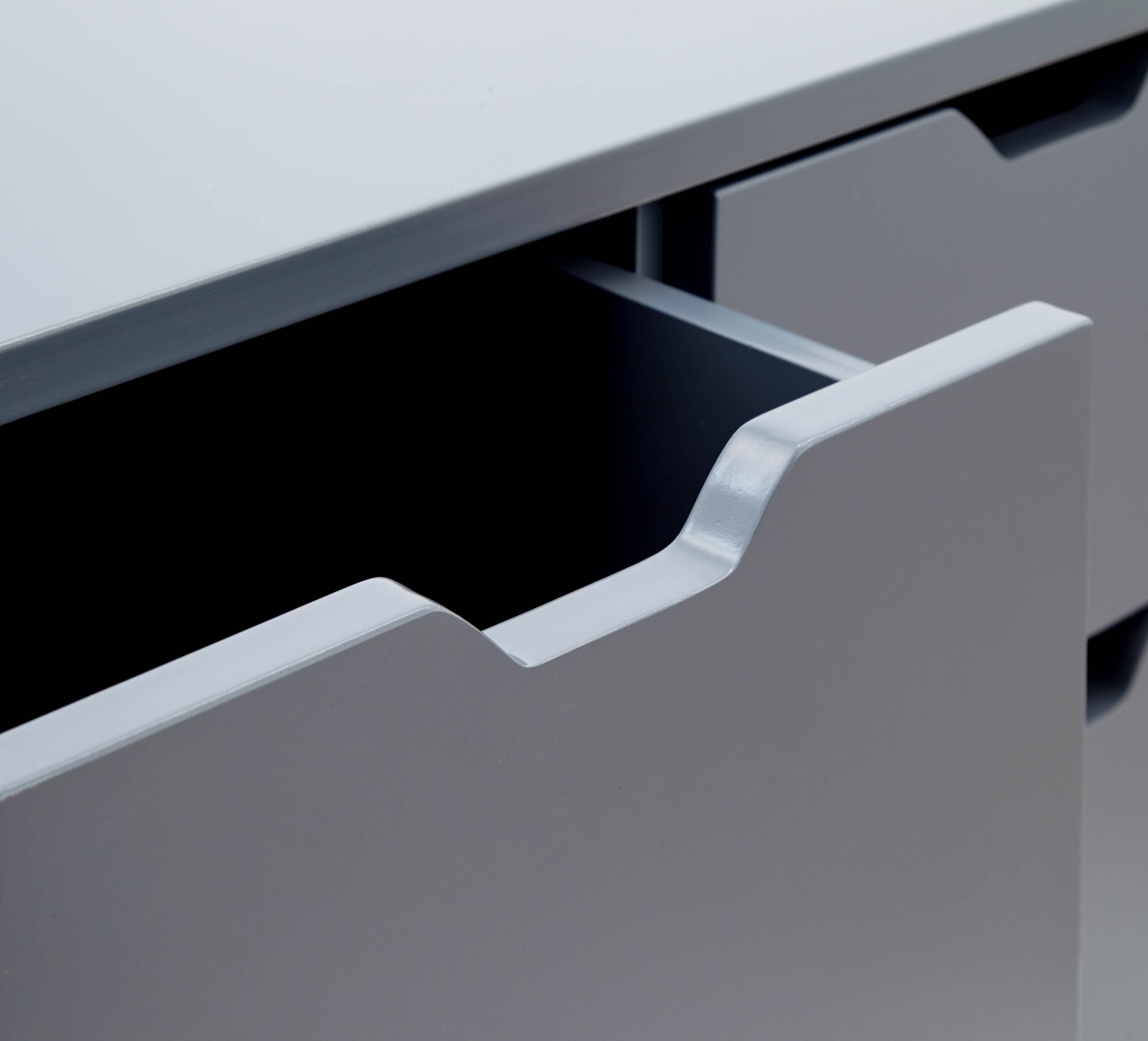 Nyborg 2+2 Drawer Chest – Dark Grey