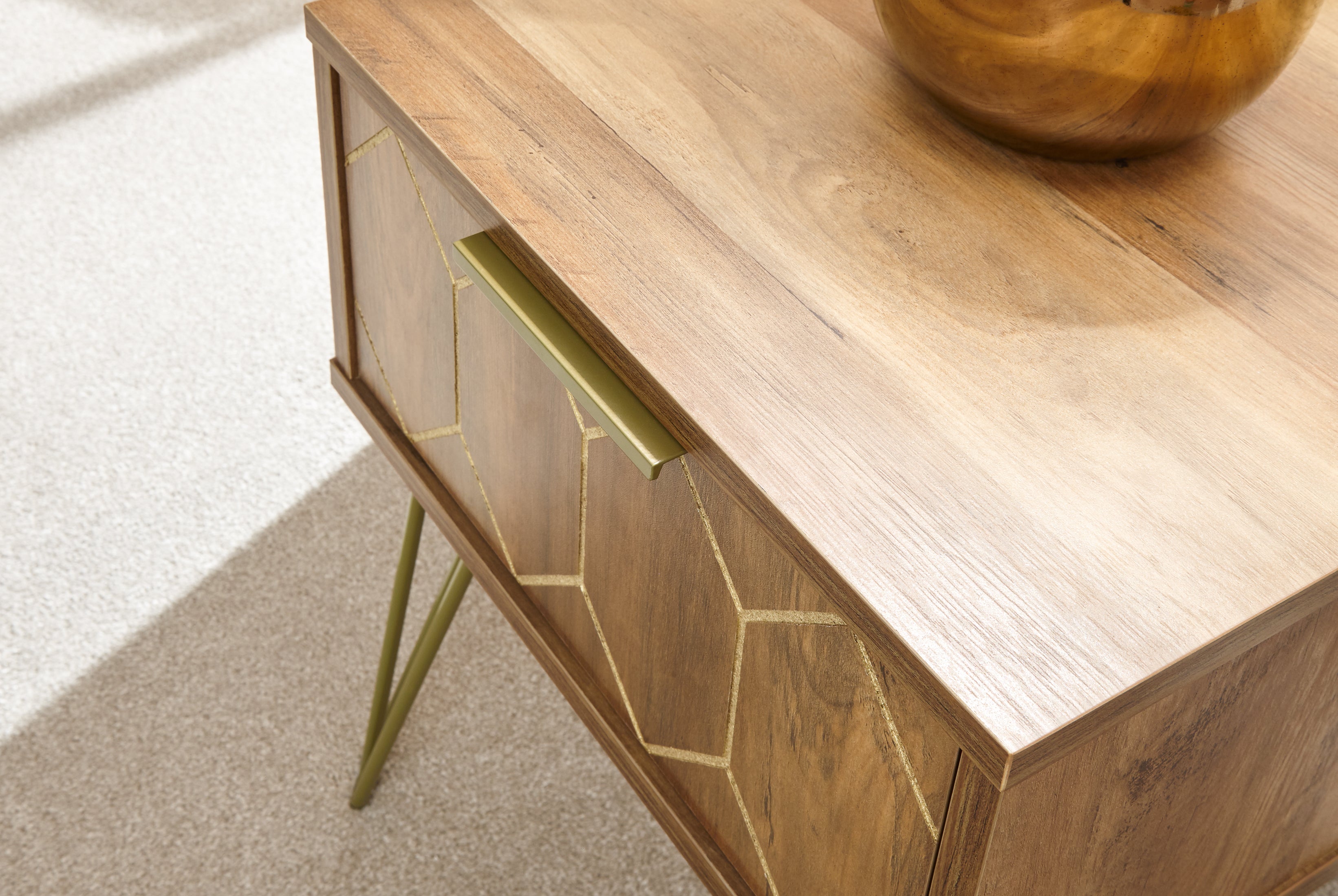 Orleans Lamp Table Mango – GFW, view 5