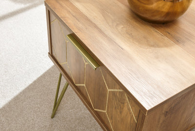 Orleans Lamp Table Mango – GFW, view 5