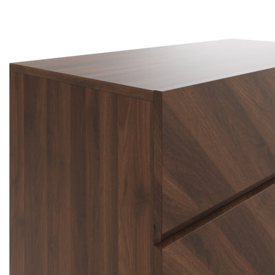 Catania 4 Drawer Chest Royal Walnut – GFW, view 7