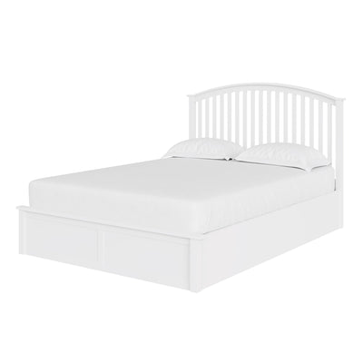 Madrid Wooden Ottoman Bed White – GFW, view 5