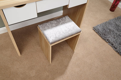 Elizabeth Dressing Table Set – Oak & White