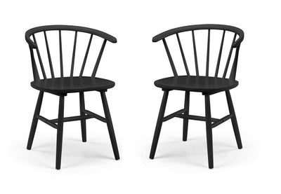 Modena Dining Chairs - Black (Set Of 2) – Julian Bowen