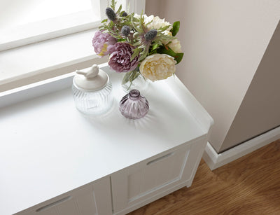 Colonial 3 Door Storage Unit – White